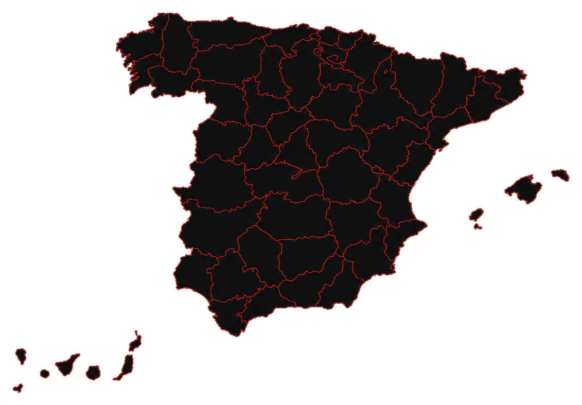 Mapa de provincias de España